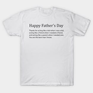 fathers day gift for him dad gift daddy shirt T-Shirt